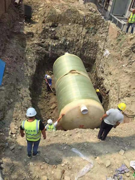 大同南部县养猪场玻璃钢化粪池项目